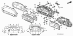 37103SD2003 - Electrical/Exhaust/Heater/Fuel: BULB &amp; SOCKET (14V 3W) (SOCKET:GRAY) (NS) for Honda Image