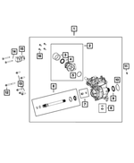 68005258AA - Power Transfer Unit; Transfer Case: Dust Shield for Mopar Image