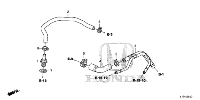 Breather Tube for 2019 Honda HR-V #0
