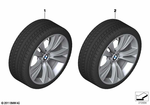36112184637 - Retrofitting / Conversion / Accessories: Complete Alloy Wheel Winter for BMW Image