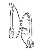 WLR423 - Body: Motorcraftâ„¢ Window Regulator for Ford: F-150, F-150 Lightning, F-250 Super Duty, F-350 Super Duty, F-450 Super Duty, F-550 Super Duty Image