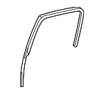 681420C020 - Body: Glass Run for Toyota: Tundra Image