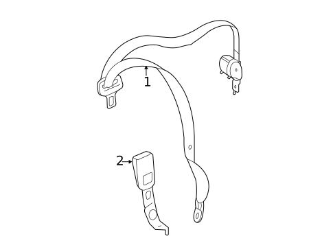 Seat Belt for 2011 Mercedes-Benz R 350 #0