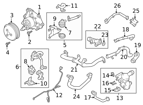 Water Pump for 2020 Land Rover Defender 110 #3