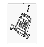 717100C010 - Body: Seat Back Frame for Toyota Image