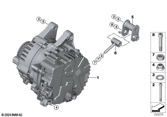 12371032811 - : Electric Motor for BMW-Motorrad Image