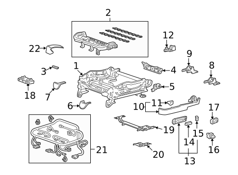 Tracks & Components for 2008 Acura MDX #0