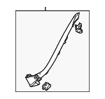 21269038259G26 - Body: Lower Quarter Trim for Mercedes-Benz Image