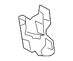 9918698 - Body: Quarter Panel Trim Panel Clip for Mercedes-Benz Image