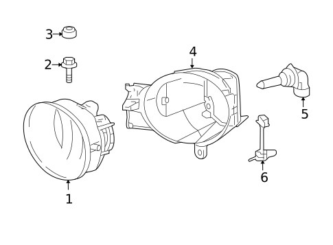 Fog Lamps for 2007 Toyota Avalon #0