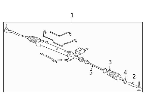 Steering Gear & Linkage for 2005 Cadillac CTS #0