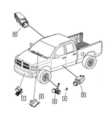 56029319AC - Electrical: Tire Pressure Sensor for Mopar Image