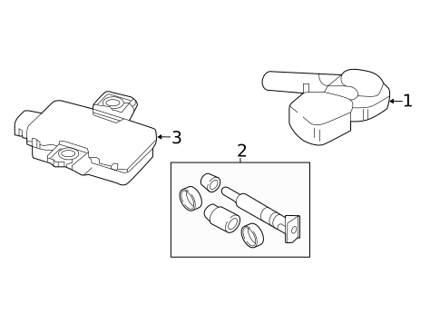 Tire Pressure Monitor Components for 2019 INFINITI QX30 #0