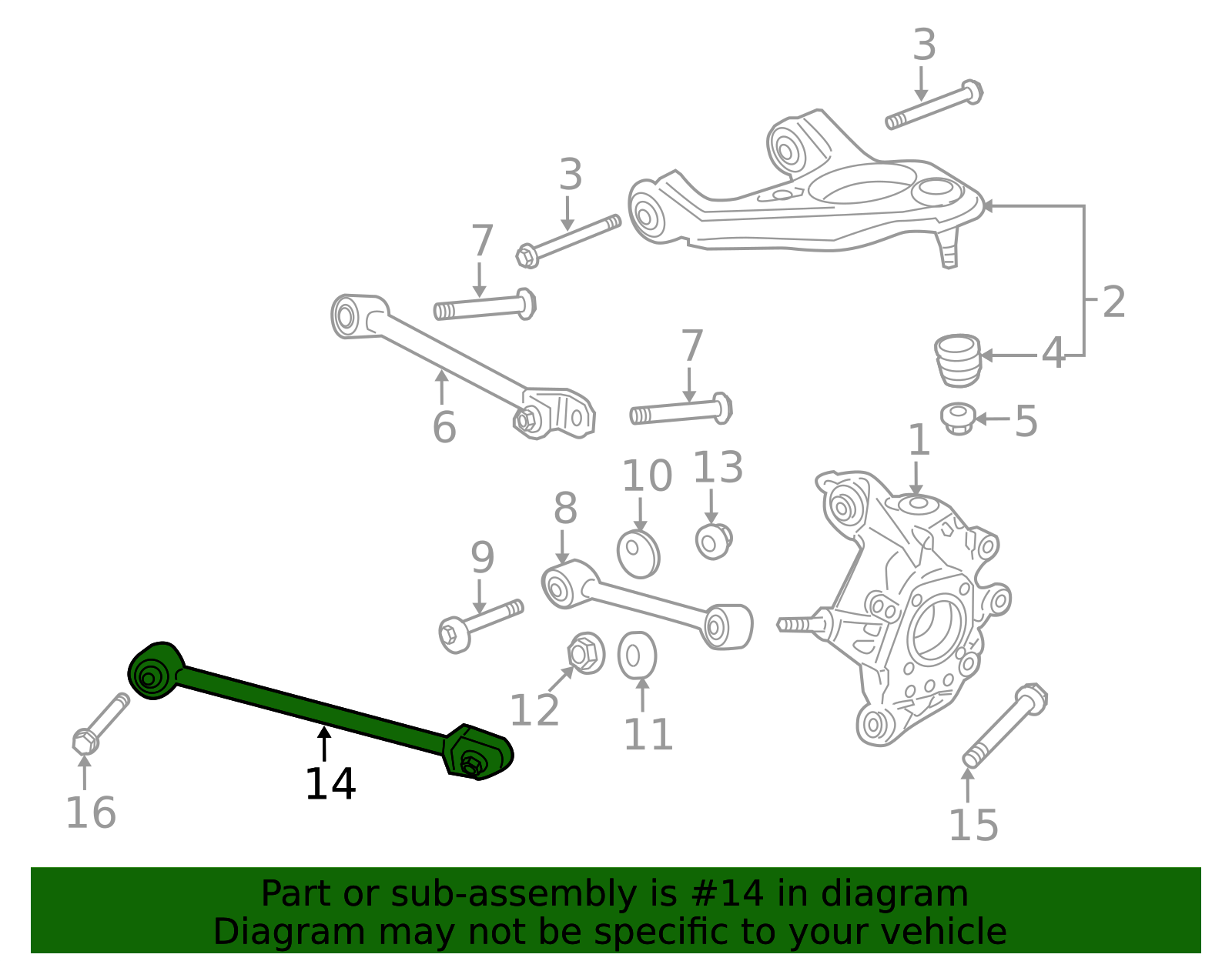 2015-2020 Acura TLX Lower Arm 52370-TZ3-A40 | OEM Parts Online