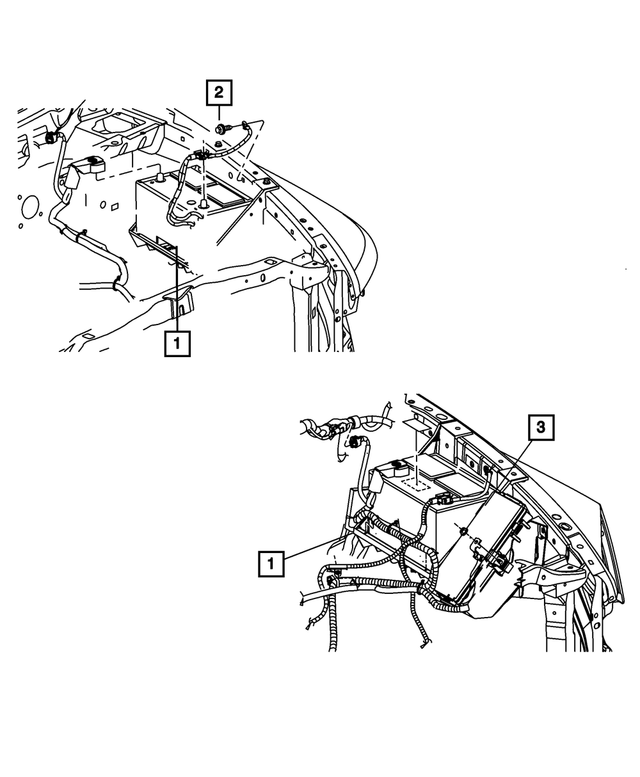 « 5148033AF –  : Batterie, Alternateur Et Démarreur Cablage pour Mopar Image »