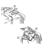 5148033AD - : Battery, Alternator, And Starter Wiring for Mopar Image