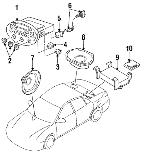 Controls for 1998 Ford Escort #0
