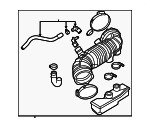 28130R0300 - Engine: Intake Pipe for Kia: Carnival Image