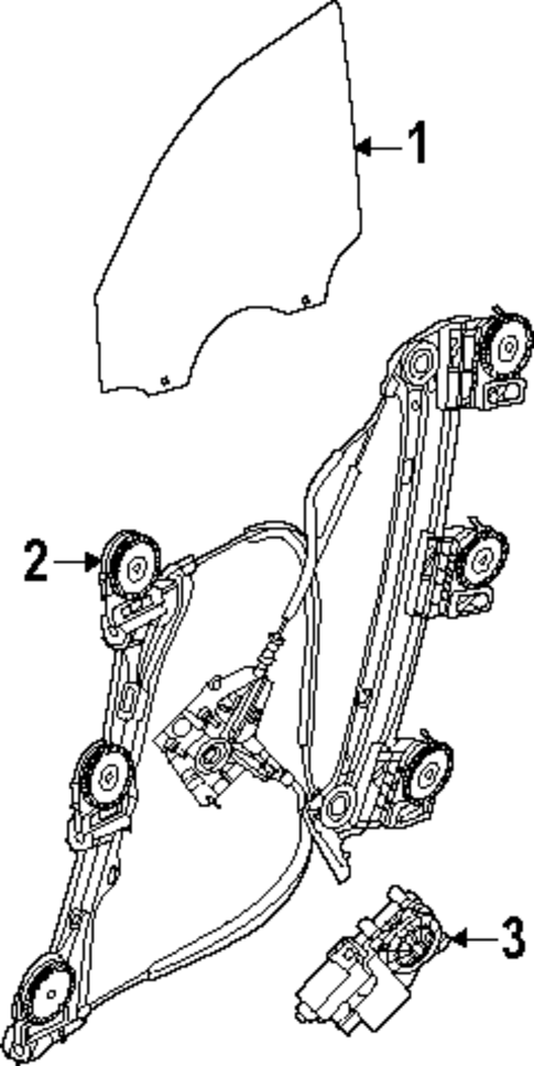 Glass - Front Door for 2025 BMW 228 xDrive Gran Coupe #0