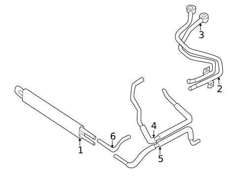 Trans Oil Cooler for 2003 Mazda MPV #0