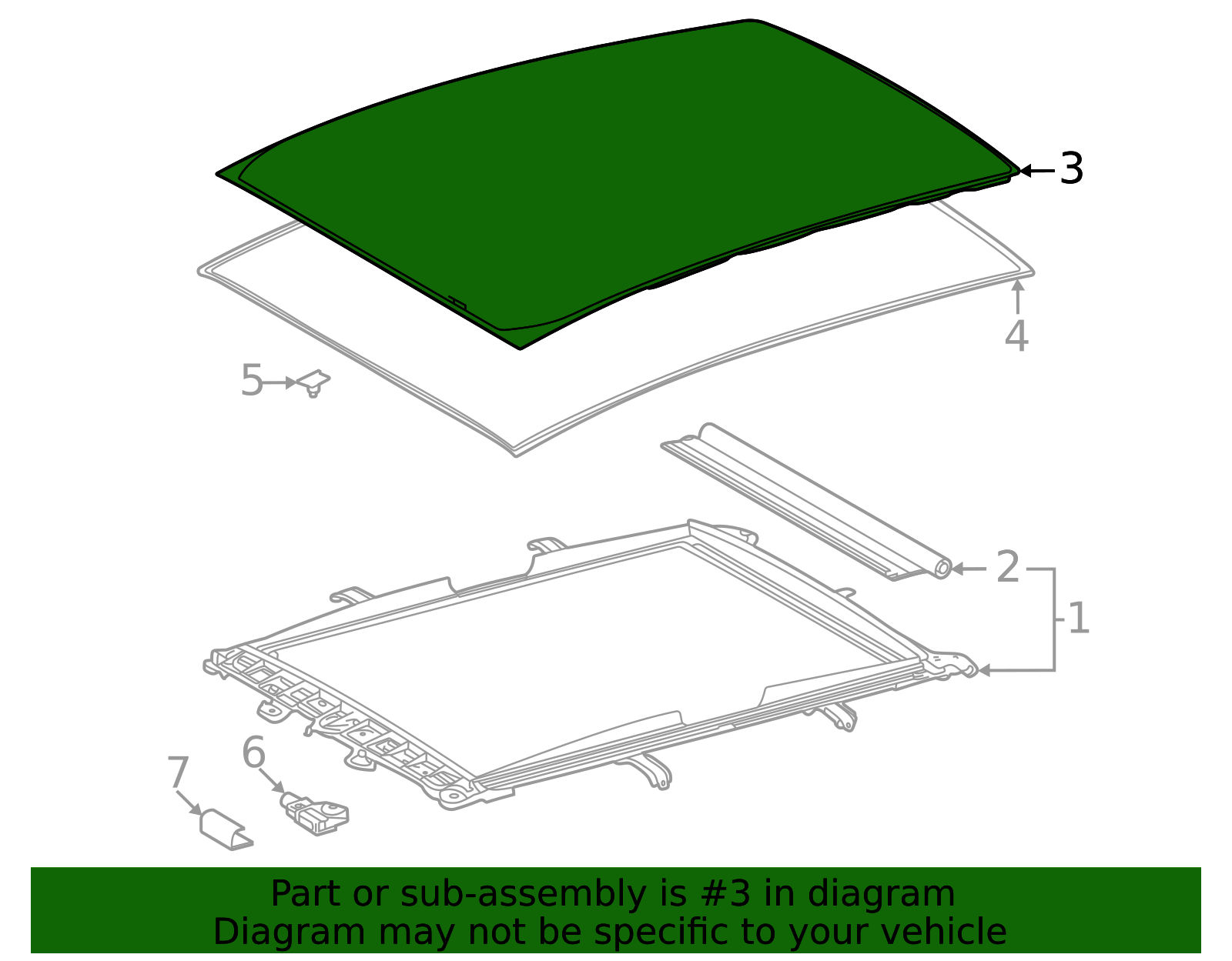 2021-2024 Toyota Venza Glass 63201-48903 | American Toyota Parts