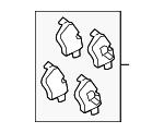 C2P26236 - Brakes: Brake Pads for Jaguar Image