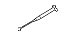 57330FE100 - Body: Deck Lid Release Cable for Subaru Image