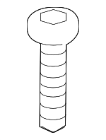 46612315376 - Body: Bumper Cover Screw for BMW: 128i, 135i, 135is Image