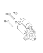 6102225AA - Electrical: Hex Head Screw And Washer for Chrysler: 200, 300, Pacifica, Town &amp; Country | Dodge: Avenger, Challenger, Charger, Durango, Grand Caravan, Journey, Ram 1500 | Jeep: Grand Cherokee, Grand Cherokee WK, Wrangler | Ram: C/V Image