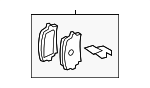 5C0698451D - Brakes: Disc Brake Pad Set for Volkswagen Image