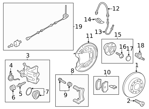 Rear Brakes for 2012 Volkswagen Jetta #4