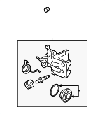 1K0615423Q - Brakes: Disc Brake Caliper for Volkswagen Image