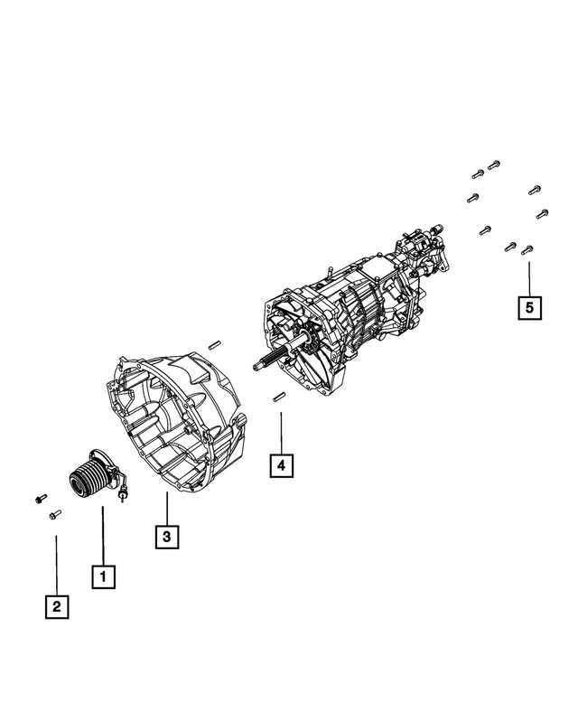 6100296 - Clutch: Hex Head Bolt And Coned Washer for Mopar Image