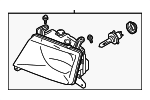 MR476140 - Electrical: Headlamp Assembly for Mitsubishi Image