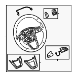 80A419091CCMJM - : Steering Wheel for Audi: Q5, Q5 PHEV, Q5 Sportback Image