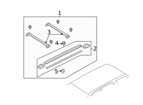 Roof Rack for 2003 Ford Escape #1