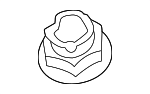 WHT004985 - Suspension: Top Nut for Porsche Image