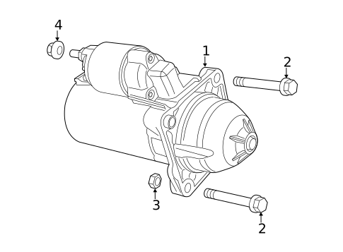 Starter for 2015 Ram ProMaster 2500 #0