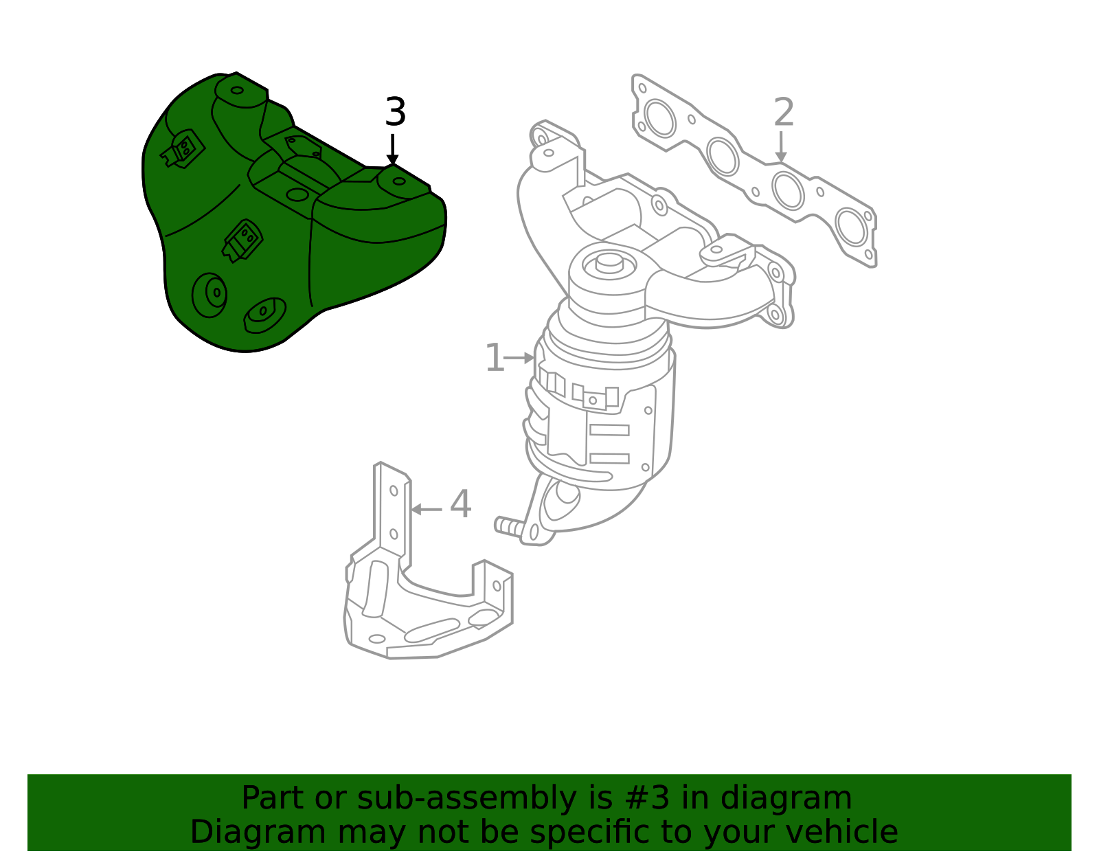 28525-2G700 - High-Quality Exhaust Manifold Heat Shield for 2011-2014 ...
