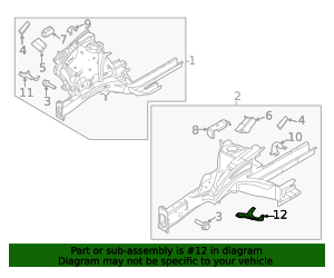 2020-2025 Hyundai Palisade Fender Bracket 64577-S8000 | AutoNation Parts