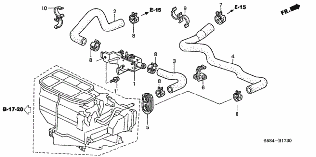 Water Valve for 2003 Honda Civic #0