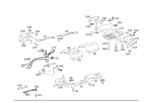 Screening Plates for 2009 Mercedes-Benz S 550 #0