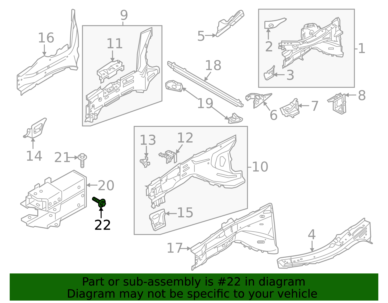 1999-2025 Volvo Rail End Screw 982818 | TascaParts.com