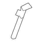 54347178291 - Body: Drain Hose for BMW: 128i, 135i, 135is Image