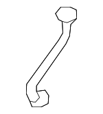 54347166890 - Body: Outlet Hose for BMW: 128i, 135i, 135is Image