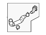 MH01151JY - Cooling System: Rear Hose for Mazda: MX-30 EV Image