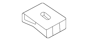 N91242501 - Body: Ft Fender Liner U-Nut for Porsche: 718 Boxster, 718 Cayman, 718 Spyder, 911, Boxster, Cayenne, Cayman, Macan, Panamera, Taycan Image