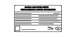 LR168660 - : Emission Label for Land-Rover Image