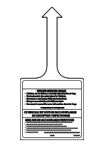 BAC501730 - Body: Air Bag Label for Land-Rover Image