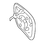 8473065J10 - : Mirror Glass for Suzuki Image